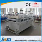 Heat Preservation WPC Extrusion Line , Single Screw Extruder Stainless Steel Frame