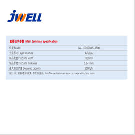 Automotive Eps Foam Sheet Extrusion Line 800kg/H Designed Capacity