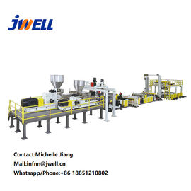 Plastic Bottle Hollow Profile Sheet Extrusion Line Customised Color Continuous